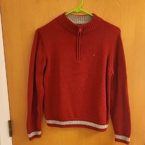 Tommy Hilfiger Red Knit Sweater